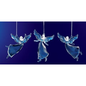 Club Pack of 36 Icy Crystal Religious Christmas Dancing Angel Ornaments 3.5 - All