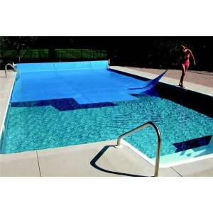12' x 24' Rectangular Heat Wave Solar Blanket Swimming Pool Cover Blue - All