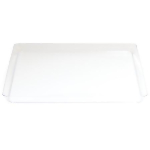 Club Pack 12 Clear Disposable Square Plastic Party Dinner Trays 11.5 - All