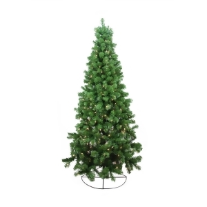 6' Pre-Lit Pine Artificial Wall Christmas Tree Clear Lights - All