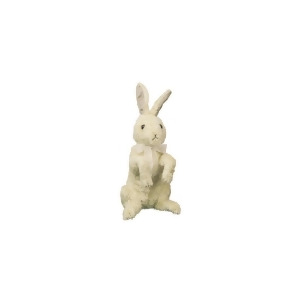 12 Plush Ivory Sitting Rabbit Decorative Stuffed Animal - All