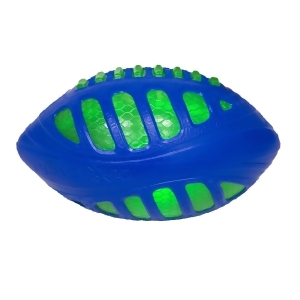 9 Atomic Green and Laser Blue Led Lighted Reactorz Football Outdoor Sport Toy - All