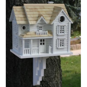Fully Functional Intricate English Country Home Inspired Birdhouse - All