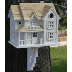 Fully Functional Intricate English Country Home Inspired Birdhouse - All