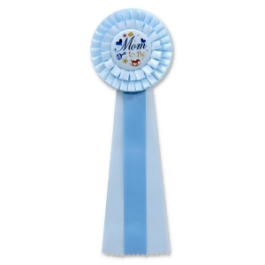 Pack of 3 Two-Tone Blue Mom to Be Baby Shower Deluxe Rosette Ribbons 13.5 - All