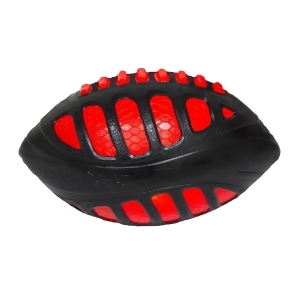 9 Lava Red and Black Led Lighted Reactorz Football Outdoor Sport Toy - All
