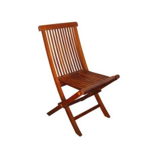 Set of 2 Nyatoh Hardwood Folding Side Chairs - All