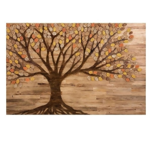 47.25 Decorative Fall Colors Living Tree Wall Decor - All