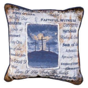His Holy Name Religious Accent Throw Pillow 17 x 17 - All