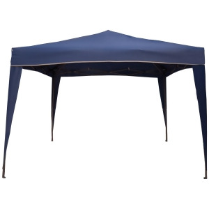 10' x 10' Navy Blue Pop-Up Outdoor Garden Canopy Gazebo - All