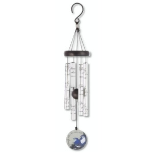 21 Sonnet Sounds Aluminum and Wood Outdoor Patio Garden Wind Chimes - All