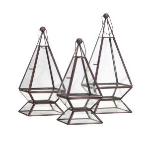 Set of 3 Enlighten Pyramids Candle Holders 14 - All