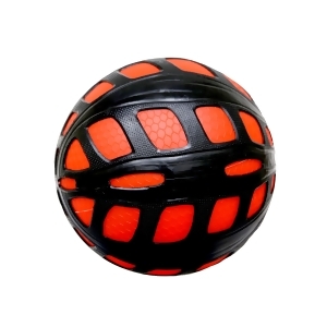10 Reactorz Official Size Black and Red Led Light-Up Basketball - All