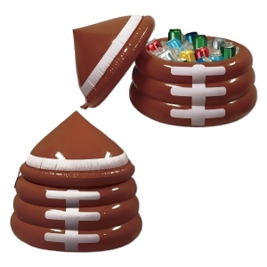 26 Inflatable Football Themed Game Day Party Drink Cooler with Lid - All