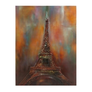 36 x 48 Belle Soiree Eiffel Tower at Sunset Oil Painting on Canvas - All