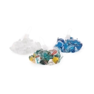 Assortment of 3 Decorative Recycled Crushed Glass Fillers - All