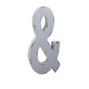 37 Lettre Oversized Light Gray Rustic Iron Decorative Letter Ampersand - All
