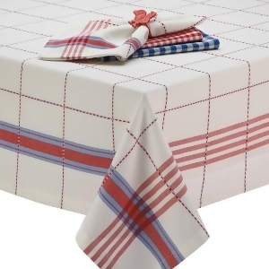 Decorative Coopeville Plaid Square Cotton Tablecloth 84 X 60 - All