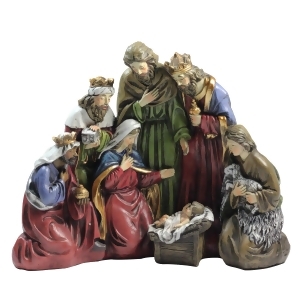 17.75 Large 1-Piece Religious Christmas Nativity Scene - All