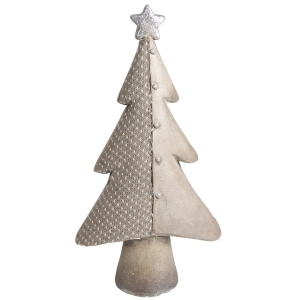 15 Brown Textured Eco-Friendly Christmas Table Top Tree - All