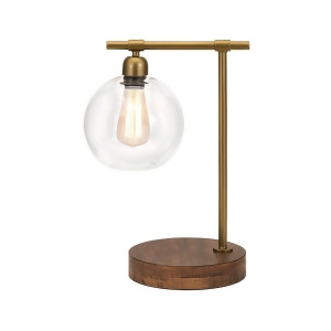 Mercantile Glass and Wood Table Lamp - All