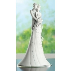 Pack of 2 Language of Love Embrace Wedding Cake Topper Husband Wife Figures 9 - All