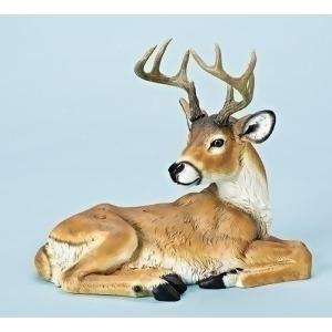 12.5 Inspired Laying Buck Figure with Antlers - All