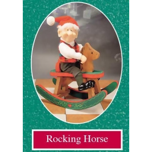 9.5 Zims The Elves Themselves Rocking Horse Collectible Christmas Figure - All