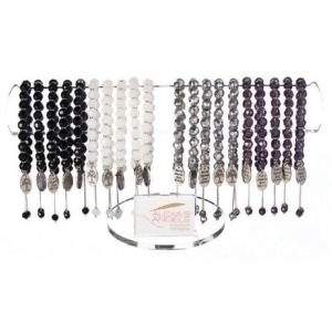 Club Pack of 24 Many Hearts Bracelets with Display 7 - All