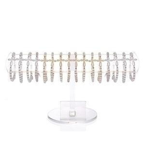 24 Club Pack of Silver and Gold Child Cubic Zirconia Pave Cross Bracelets 7 - All