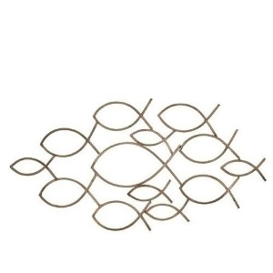 Gold Ichthus Wall Decoration 17 H - All