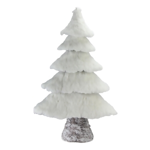 20.5 Rustic Birch Wood Tree with Faux Snow Canopy Christmas Decoration - All