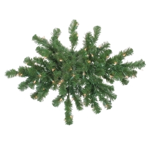 28 Pre-Lit Deluxe Windsor Pine Artificial Christmas Swag Clear Lights - All