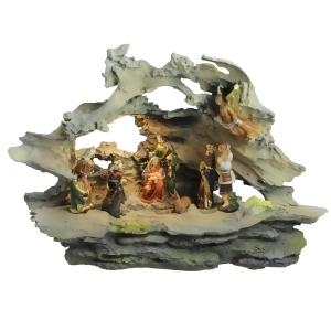 16 Led Lighted Faux Driftwood Religious Nativity Scene Christmas Decoration - All