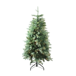 4.7' Pre-Lit Slim Fresh Cut Carolina Frasier Fir Artificial Christmas Tree Clear Lights - All