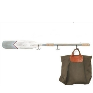 48 L x 5 H Unique Oar With Wall Hooks - All