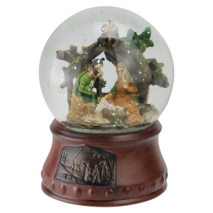 5.5 Musical Christmas Nativity Water Glitterdome Decoration - All