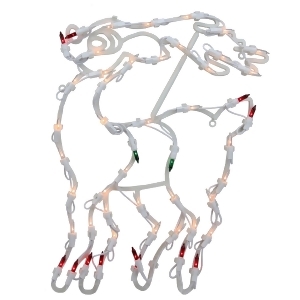 18 Lighted Reindeer Christmas Window Silhouette Decoration Pack of 4 - All
