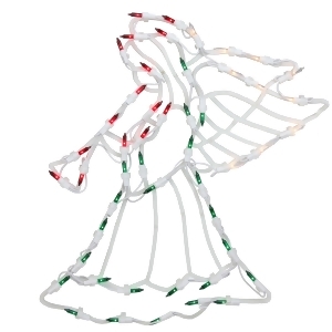 18 Lighted Angel Christmas Window Silhouette Decoration Pack of 4 - All