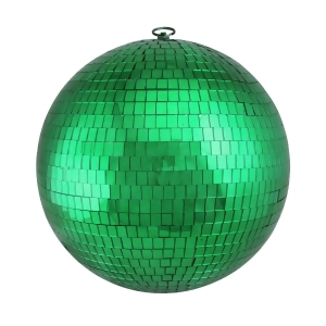 Green Mirrored Glass Disco Ball Christmas Ornament 12 300mm - All