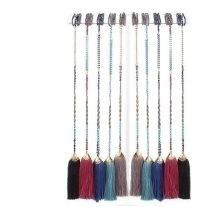 20 Club Pack of Assorted Large Tassel Necklaces 33 - All