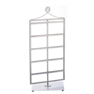 25.5 White El Design Pewter Display Stand - All