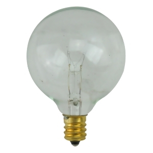 Pack of 25 Incandescent G50 Clear Christmas Replacement Bulbs - All