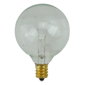 Pack of 25 Incandescent G50 Clear Christmas Replacement Bulbs - All