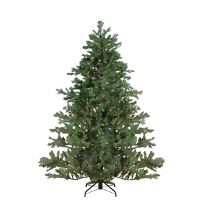 9' Pre-lit Mountain Pine Artificial Christmas Tree Clear Lights - All