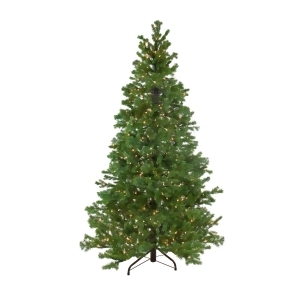 6.5' Pre-Lit Pine Artificial Christmas Tree Clear Lights - All