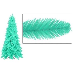 10' Pre-Lit Slim Seafoam Green Ashley Spruce Christmas Tree Clear Green Lights - All