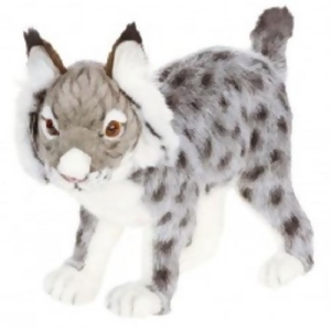 Set of 2 Life-Like Handcrafted Extra Soft Plush Iberian Lynx Stuffed Animals 15.5 - All
