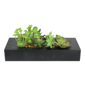 14 Artificial Succulent Plant Arrangement in Garden Box - All