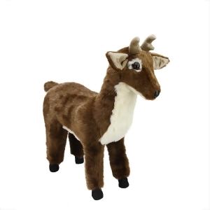 21.5 Extra Soft Standing White Tail Deer Stuffed Animal Footrest - All